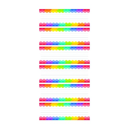 Creative Teaching Press Rainbow Scallops Name Plates, 36 Pieces, PK6 4401